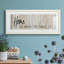 Cadre photo, art textuel sur papier