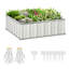 Lit de jardin surélevé en métal 3 pi x 3 pi-66338375