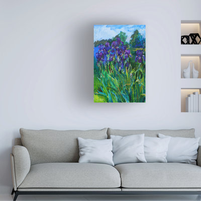Art sur toile «Iris bolognaise» par Andrii Kutsachenko