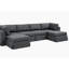 Canapé modulaire 6 pièces rembourré