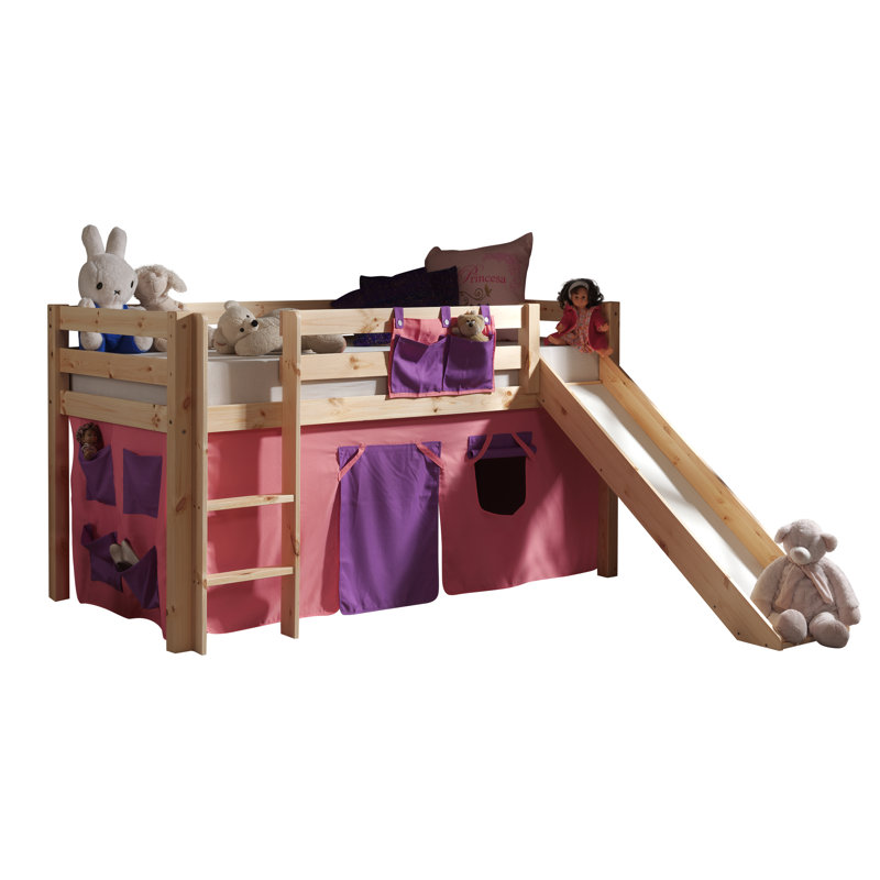 Escalera European Single (90 x 200cm) Mid Sleeper Loft Bed Bed by Vipack