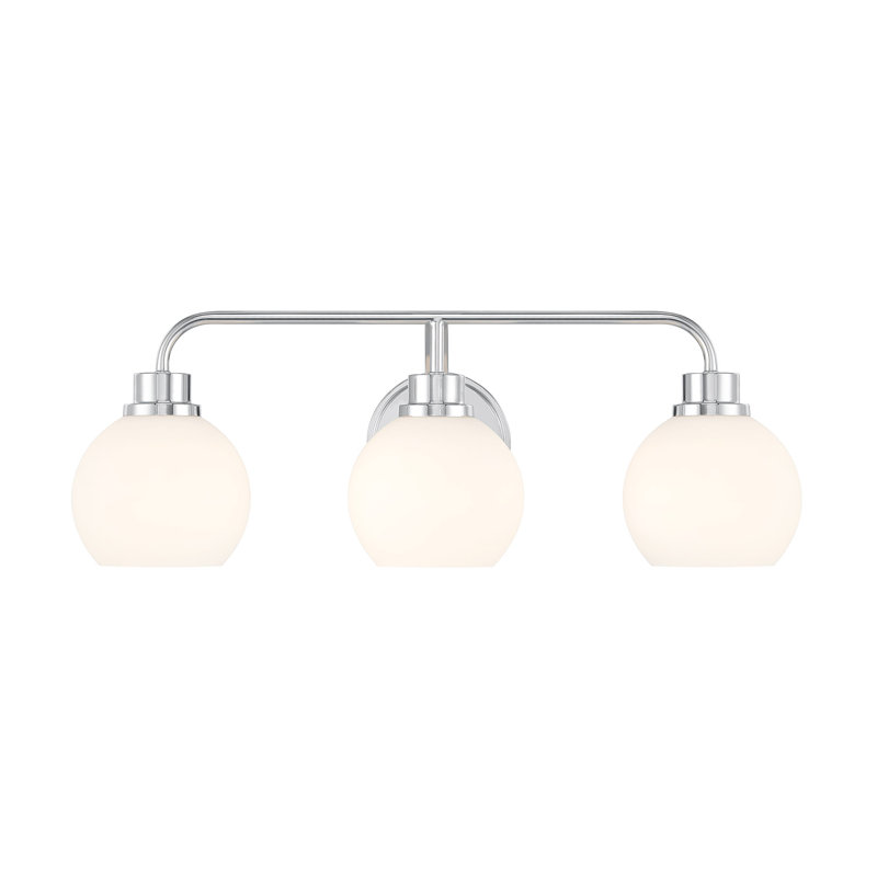 Luminaire suspendu Kenilworth 3 lumières Meridian, Chrome chrome