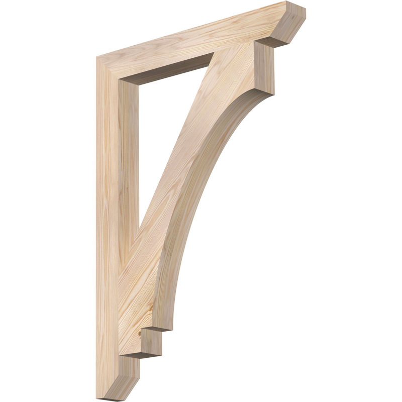 BKTIMP06 Support en bois rustique à lattes impériales, Douglas (lisse), H 40 po x l 3,5 po x P 28 po