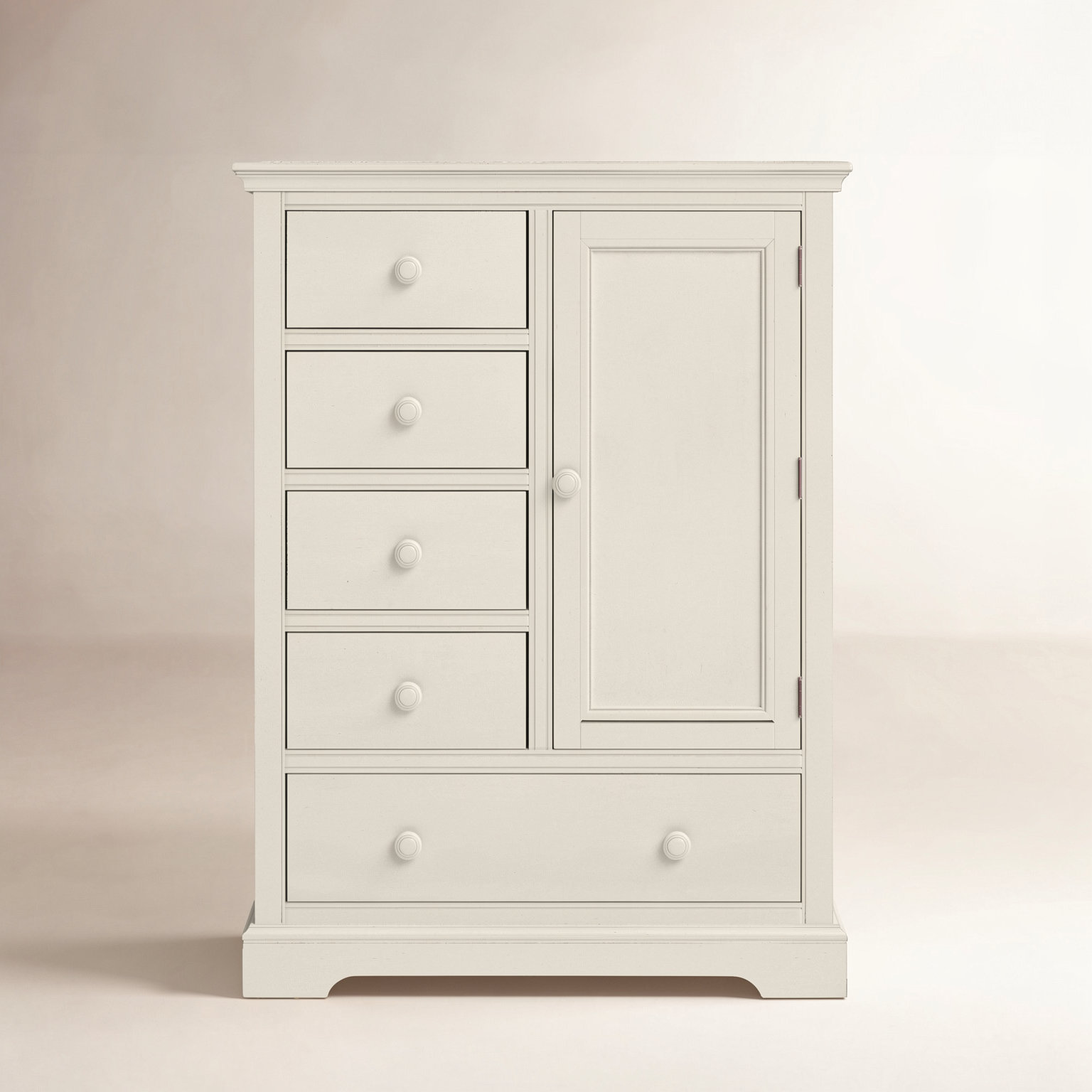 Charter Wood Chifferobe, Chalk