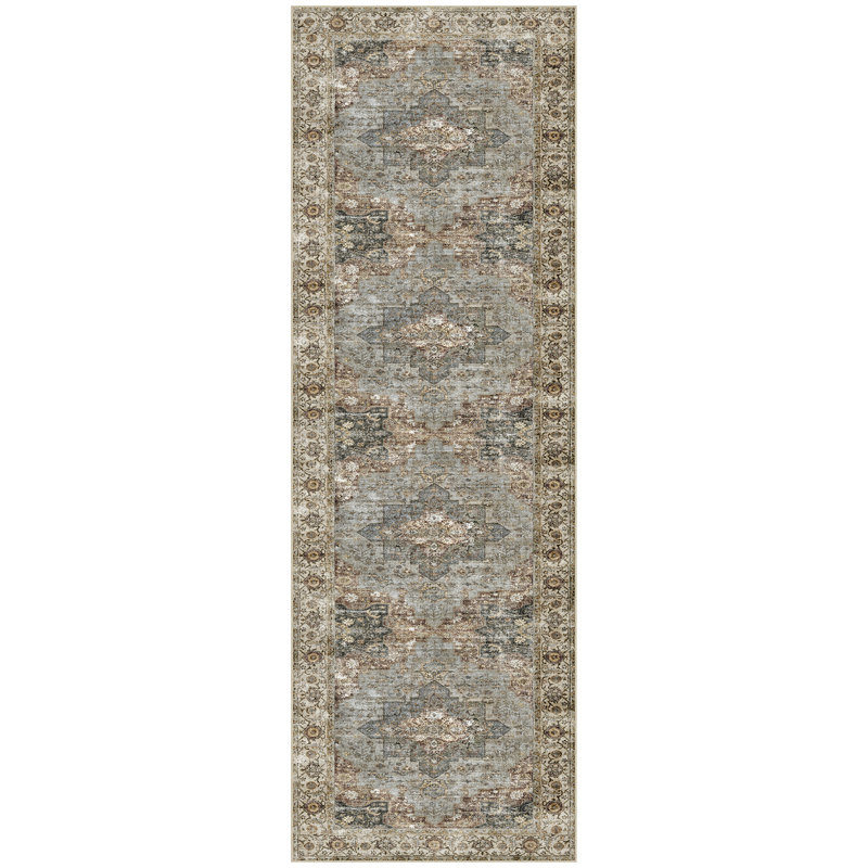 Washable Oriental Indoor Rug, null