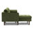 Napa 104.5" Velvet Sectional Sofa-1446458017-1446005341