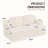 Boneless Foam Loveseat Sofa with Cup Holders and Throw Pillows-611128995-611128992