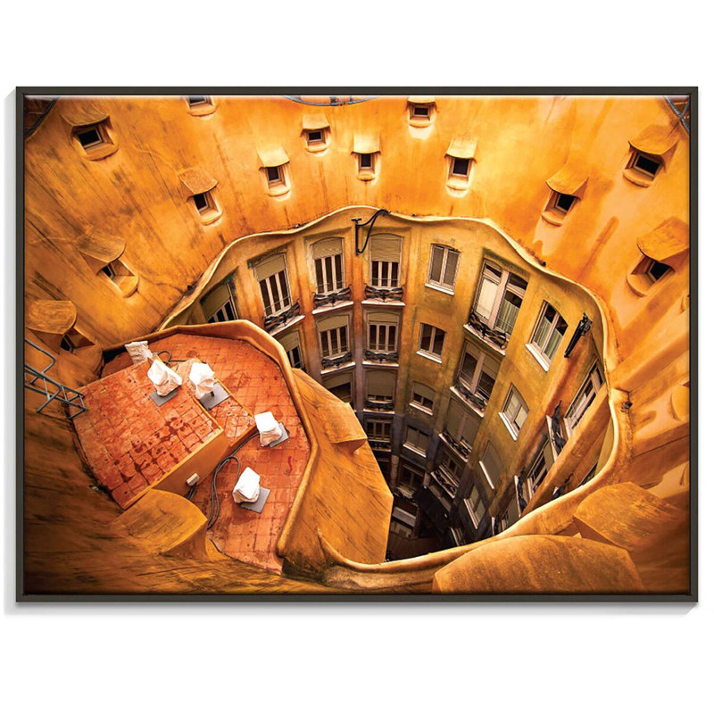Photographers Lane - Wrapped Canvas Print, Black, 76cm H x 102cm W 