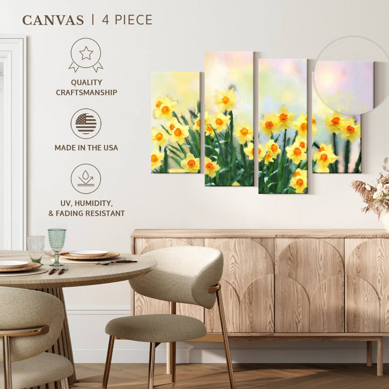Jonquilles Harnek, H 32 po x l 52 po