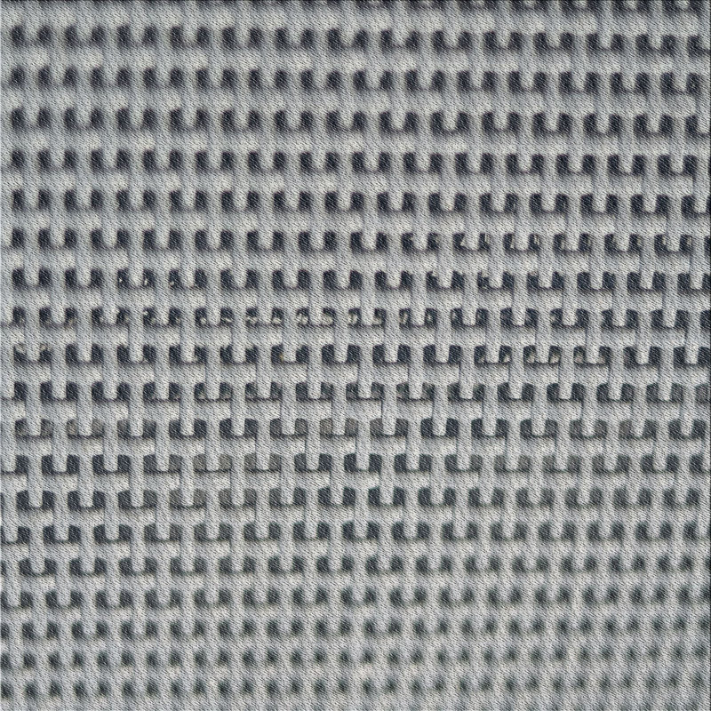 Tapis gris Verdia, Carré 6 pi