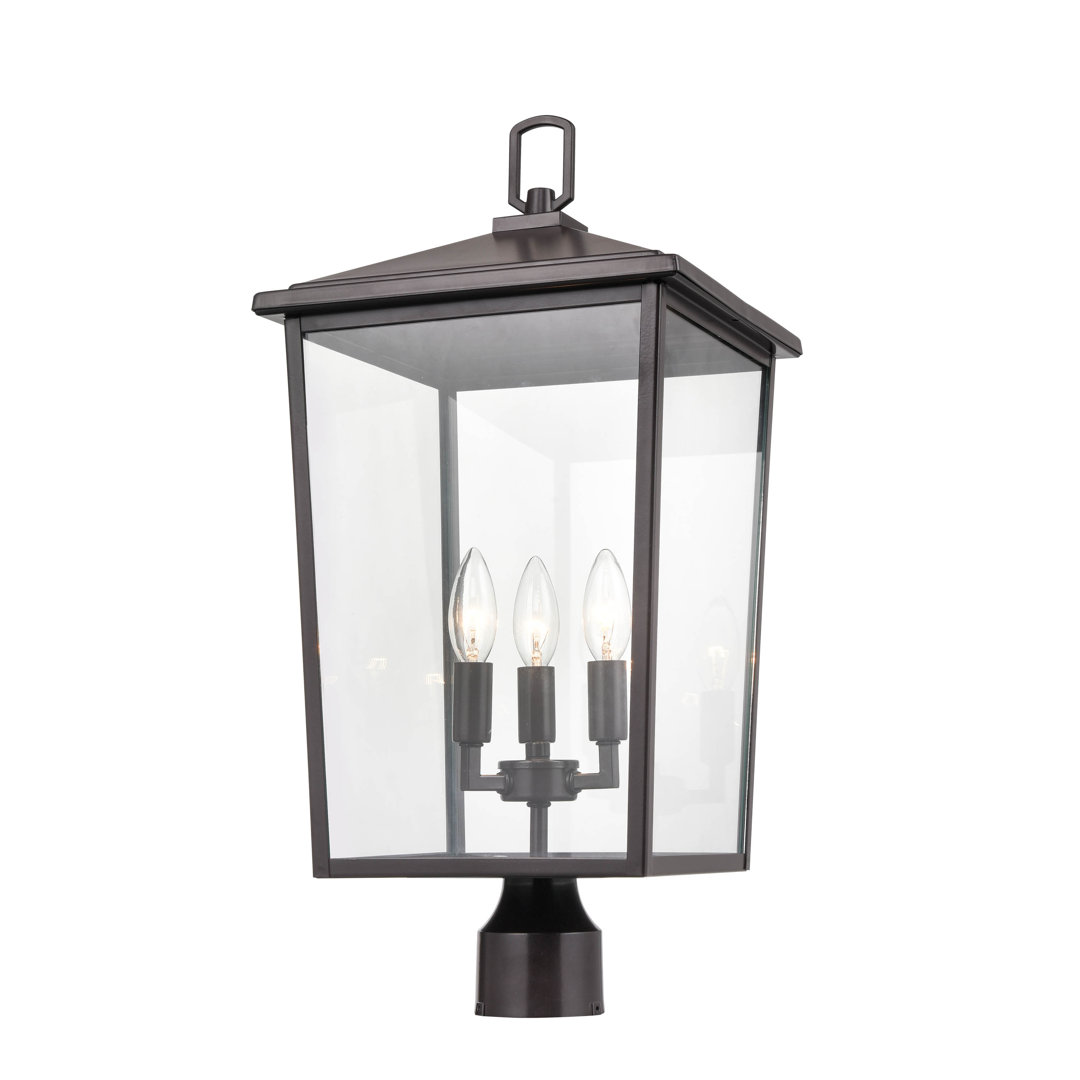 Messerly 3 Light 23" Tall Outdoor Single Head Post Light Trent Austin Design® 