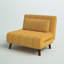 Jazariah Upholstered Pillow Back Convertible Chair-1355964248