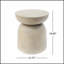 Table d'appoint extérieure ronde / droite MGO Drum