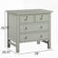 Table de chevet à 4 tiroirs avec rangement-599074173
