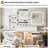 Vanity Desk with Sliding Mirror and Lights, Makeup Vanity Set with 4 Drawers, 3 Color Adjustable Lighting Modes, Makeup Dressing Table for Bedroom-1399378408