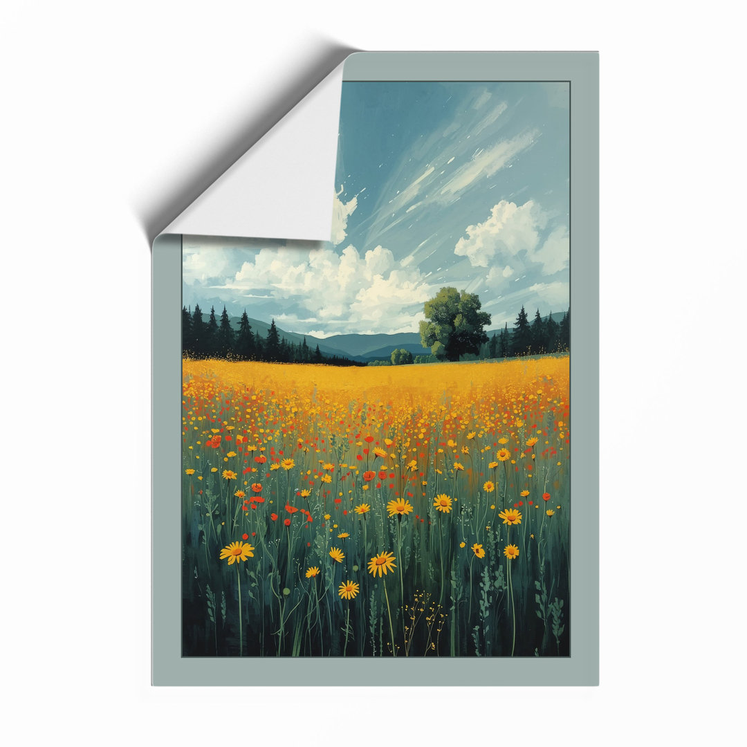 Wildflower Meadow Botanical - Framed Print