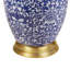 Lampe de table bleue en céramique