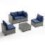Ensemble de conversation modulaire 5 pièces, ensemble de conversation modulaire avec coussins 5 pièces-200053761-186549002
