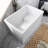 43.30'' x 27.60'' Soaking Acrylic Bathtub