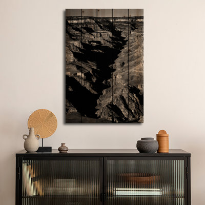 Reproduction d'art en bois sur bois - Grand Canyon de S. Rim, 1941 par Ansel Adams