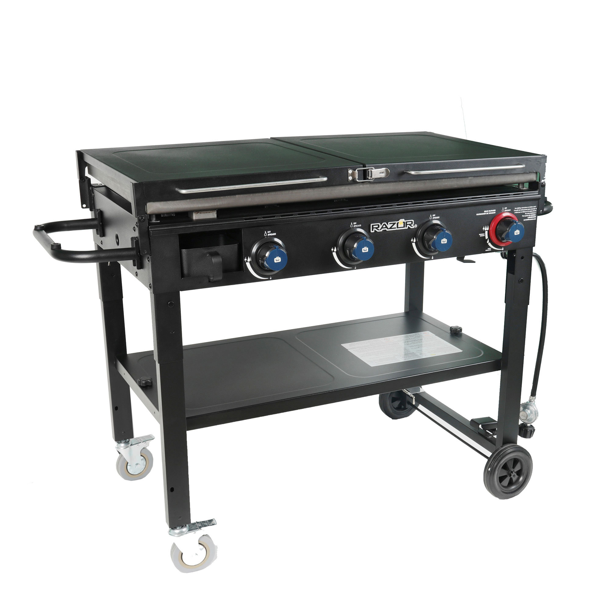 24 LP Propane Flat Top Griddle Commercial Flat Grill 