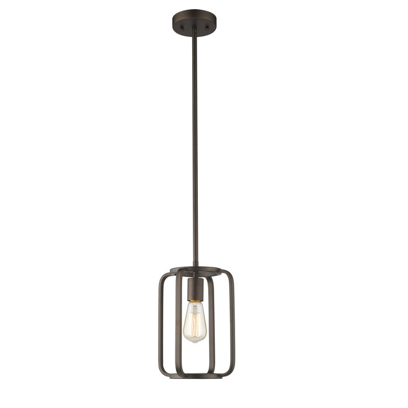 Poitiers 1 - Light Bronze Single Pendant