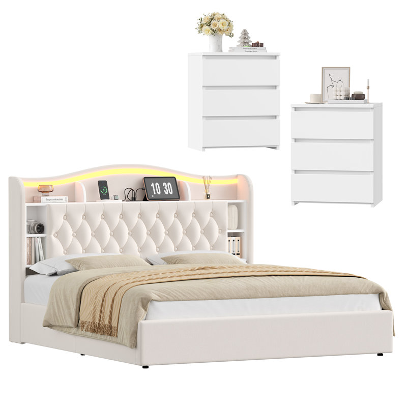 3 Piece Bedroom Set, Full