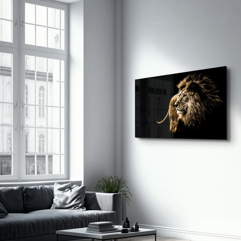 Peinture décorative en verre trempé