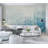 Abstract Blue Cityscape Modern Removable Wallpaper-2135809745