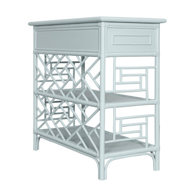 Chippendale End Table with Storage