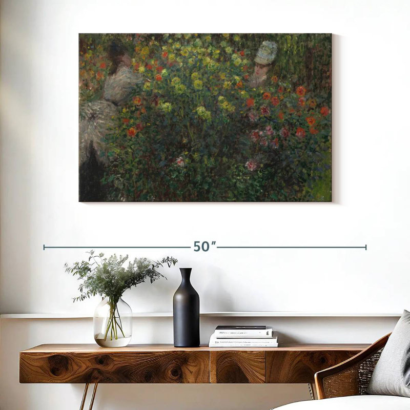 Senne Mesdames en fleurs, H 26 po x l 39 po