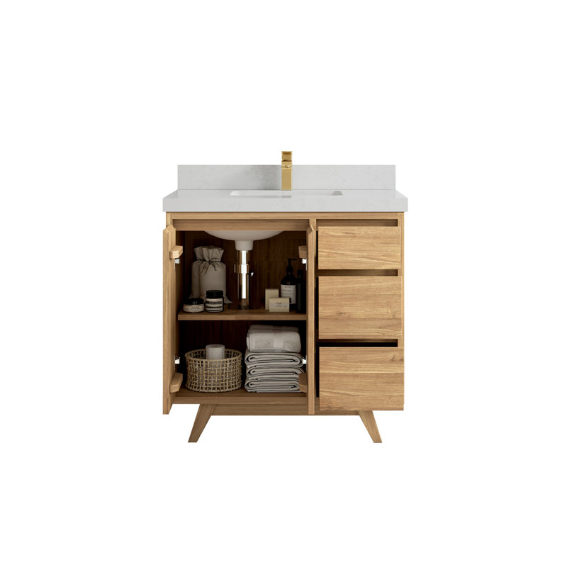 Ensemble de meuble-lavabo simple 36 po Bryars, Carrara
