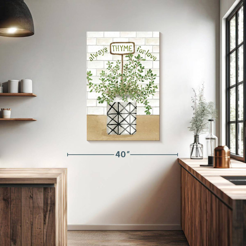 Harnek Herb Garden I, 39" H x 26" W