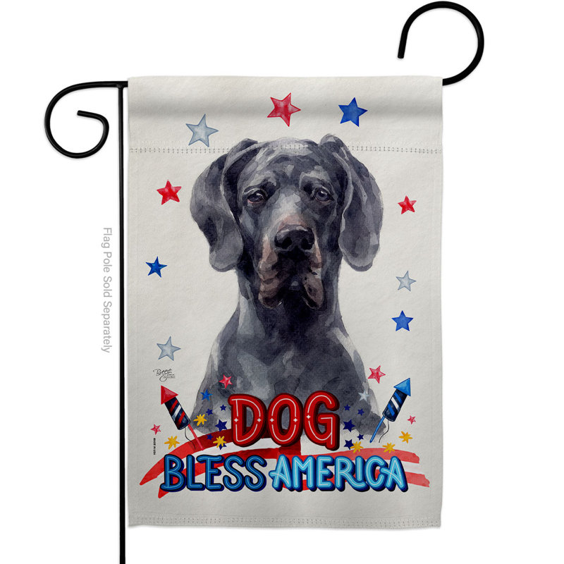 Double Sided 18.5'' H x 13'' W Polyester Animal Garden Flag