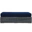 Repose-pieds d'extérieur rectangulaire Sunbrella Modway Summon-31483498