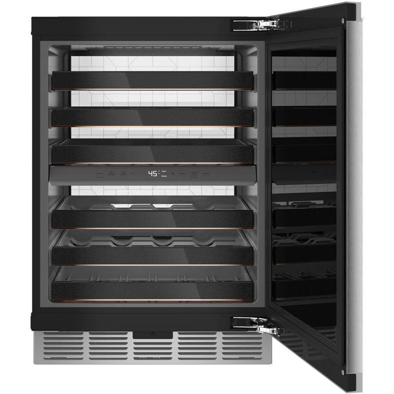 Café™ Wine Center in Platinum Glass
