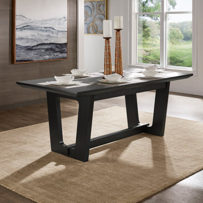 Cipolla 72" Wood Finish Rectangular Dining Table