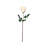 12pc 27” Real Touch Candle White Rose – 4” Diameter Artificial Flower