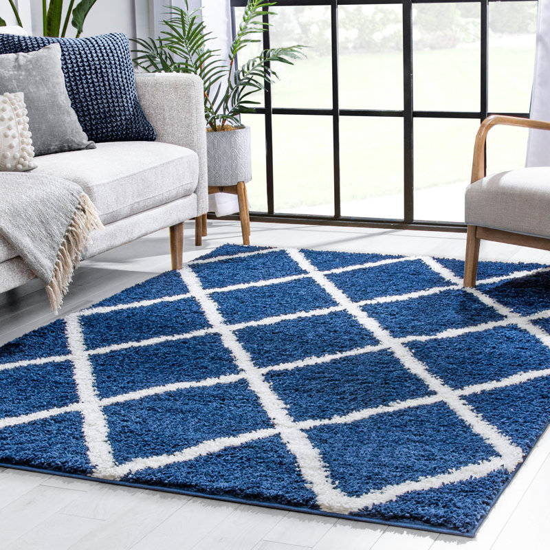 Geometric Indoor Rug, Rectangle 7'10" x 9'10"