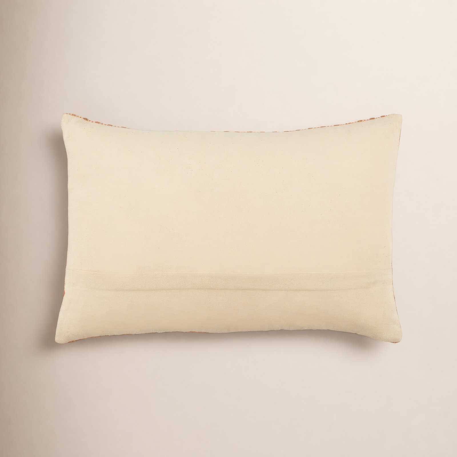 Joost 21" x 13" Handmade Cotton Pillow Cover, Polyester/Polyfill