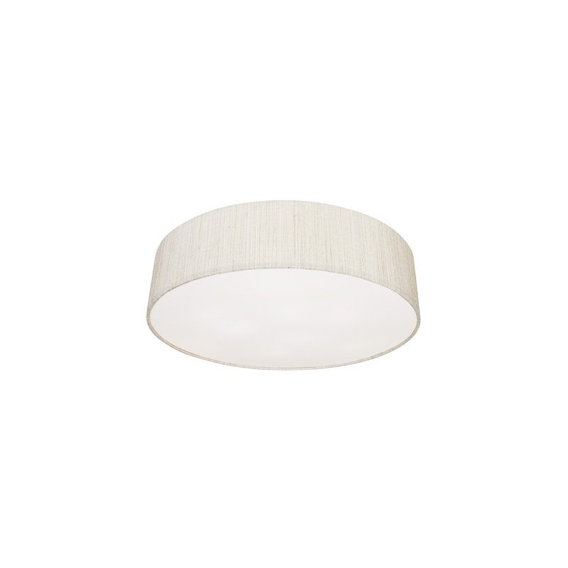 Hanska Flush Mount, White