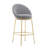 Bobi 30” Seat Height Modern Glam Upholstered Bar Stools-111999871