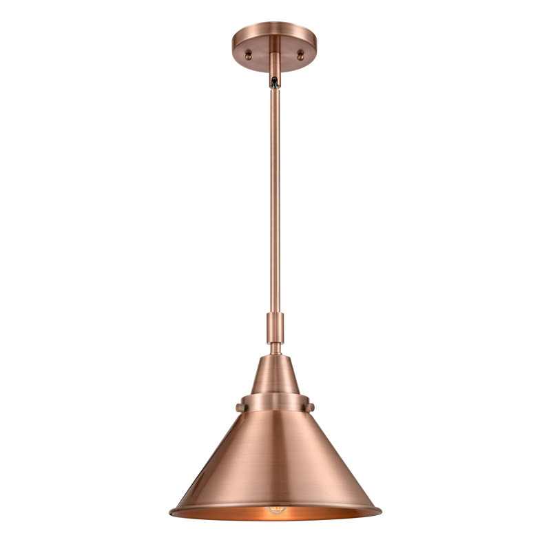 Cambarville 1 - Light Single Pendant, LED, Antique Copper