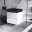 Meuble-lavabo mural simple 24 po avec comptoir 24 po