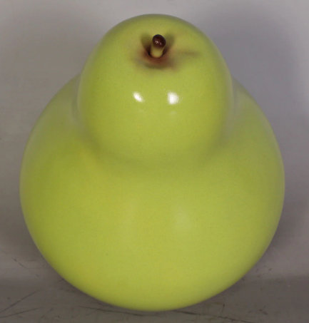 Small Green Pear Over Sized Statue