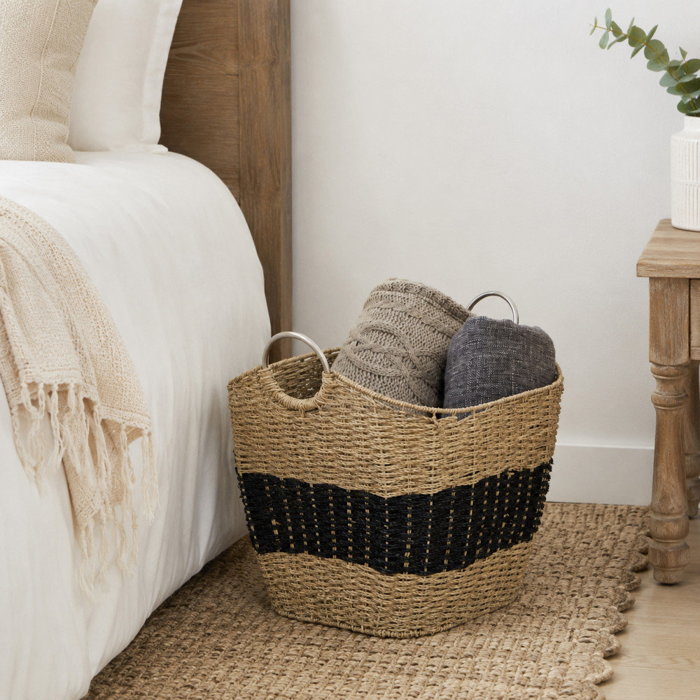 Solana Handmade Seagrass Storage Bin