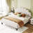 Upholstered Platform Bed with Headboard