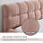 Upholstered Platform Bed Frame In Thick Chenille Fabric With Headboard And Sturdy Solid Frame.-246879920