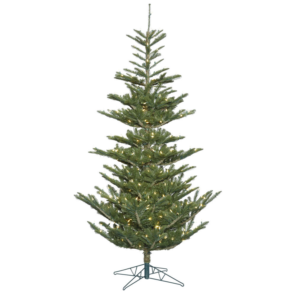 Alberta Spruce Artificial Christmas Tree, 10' H, Warm White LED
