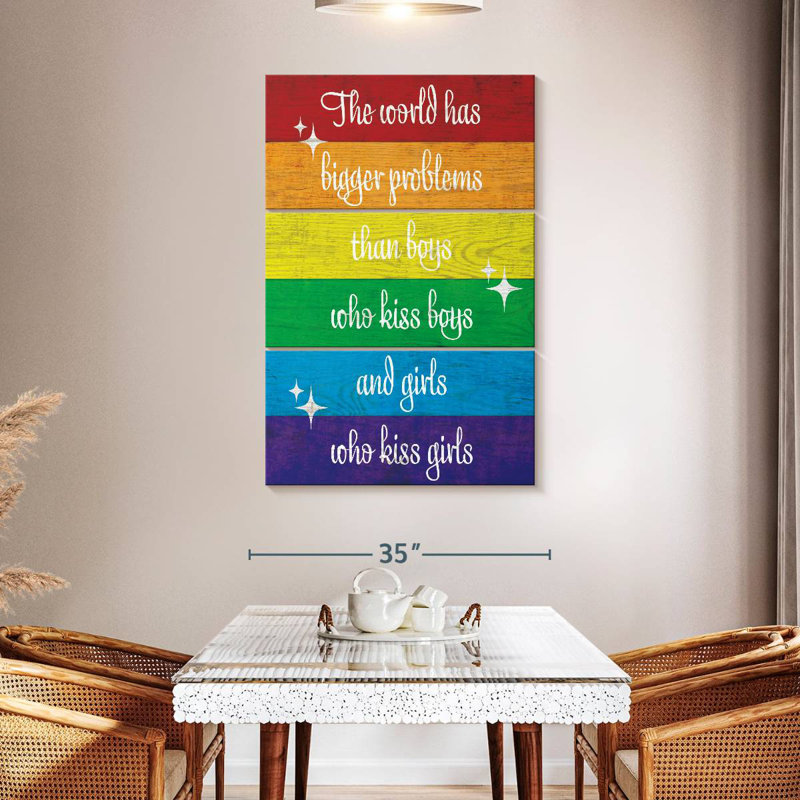 Tergel Bigger Problems Than Pride, 50" H x 32" W